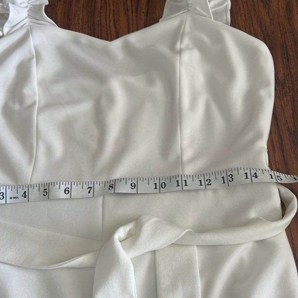 NWT She + Sky Women’s White Jumpsuit / Romper Size: M - Picture 4 of 10